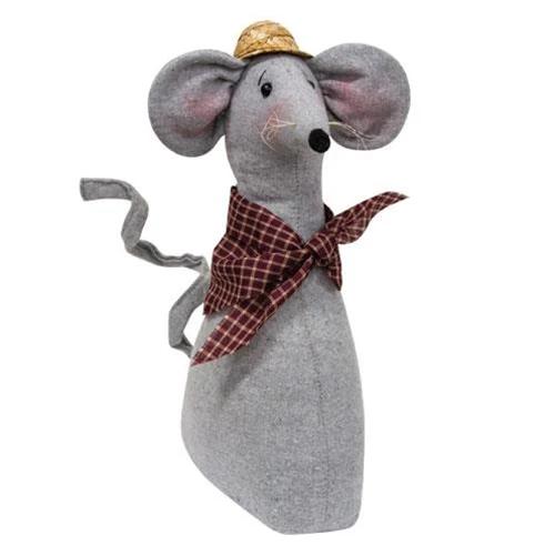 Country Mouse Fabric Door Stop