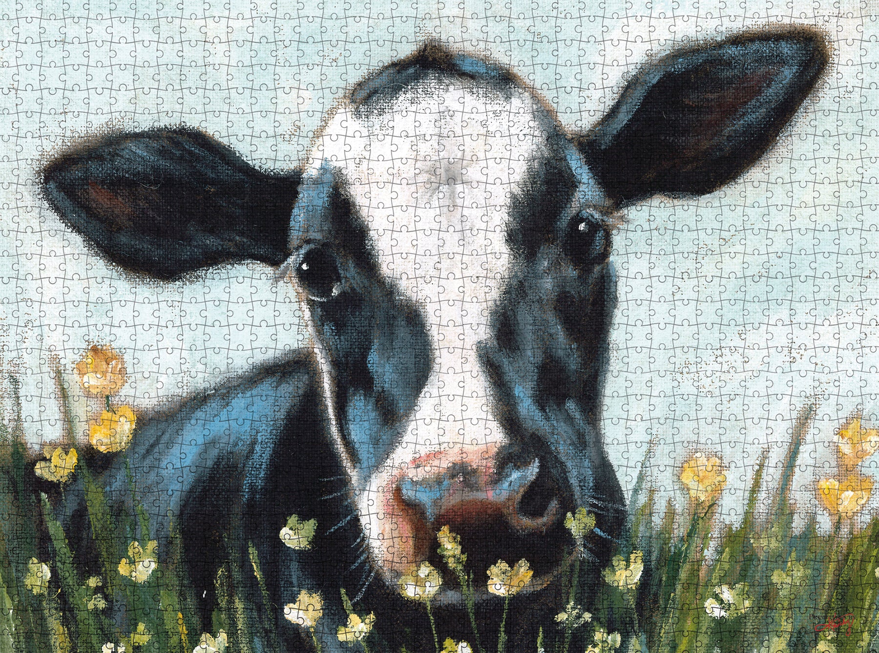 Cow Farm Friends 1000 piece Puzzle - Image 3