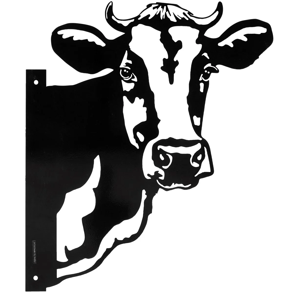 Cow Metal Outdoor Art 18" H - Image 2