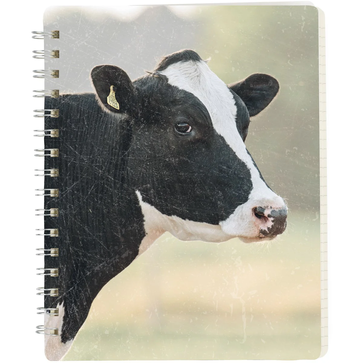 Surprise Me Sale 🤭 💙 Cow Photo Spiral Notebook Journal - Image 3