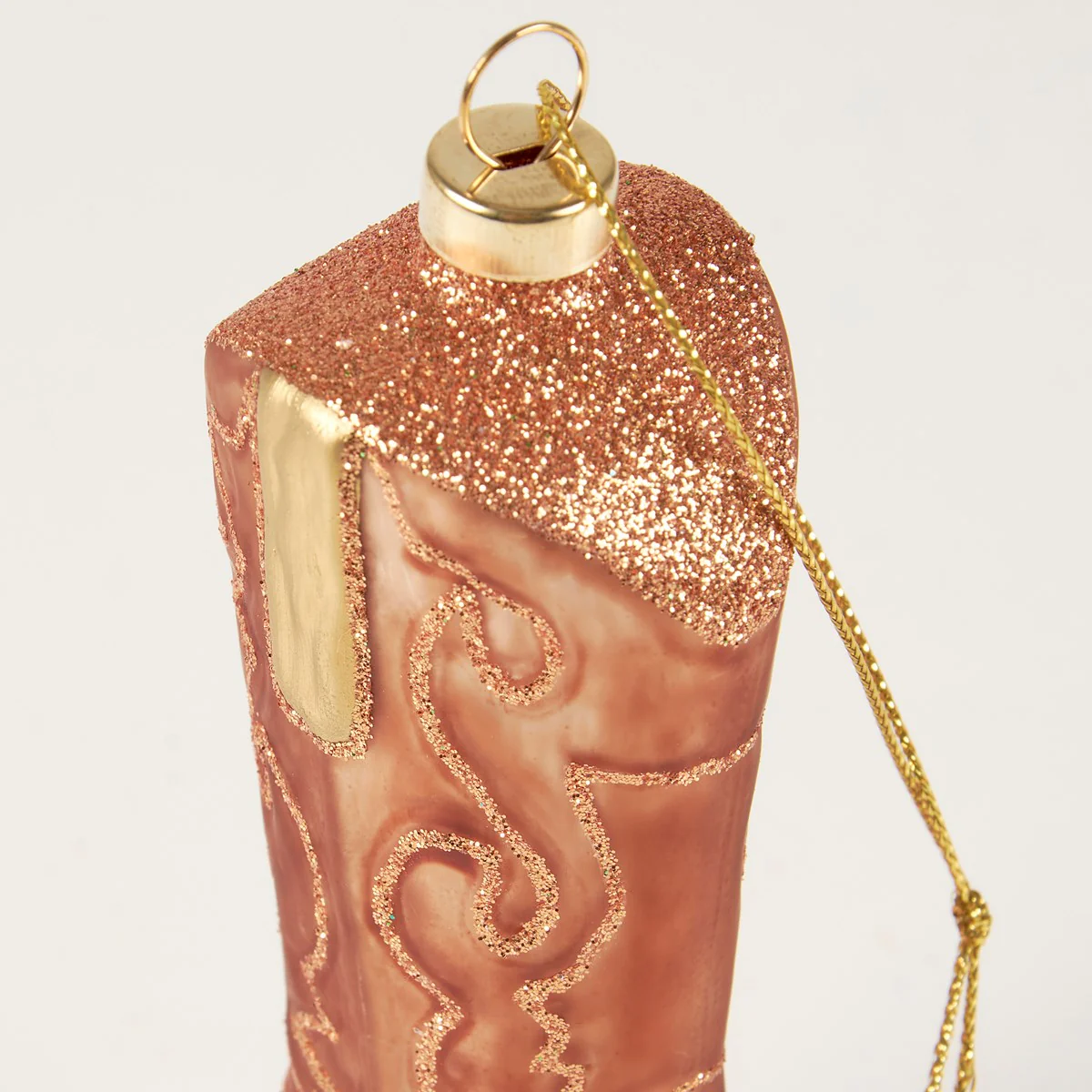 Cowboy Boot Glass Ornament - Image 5