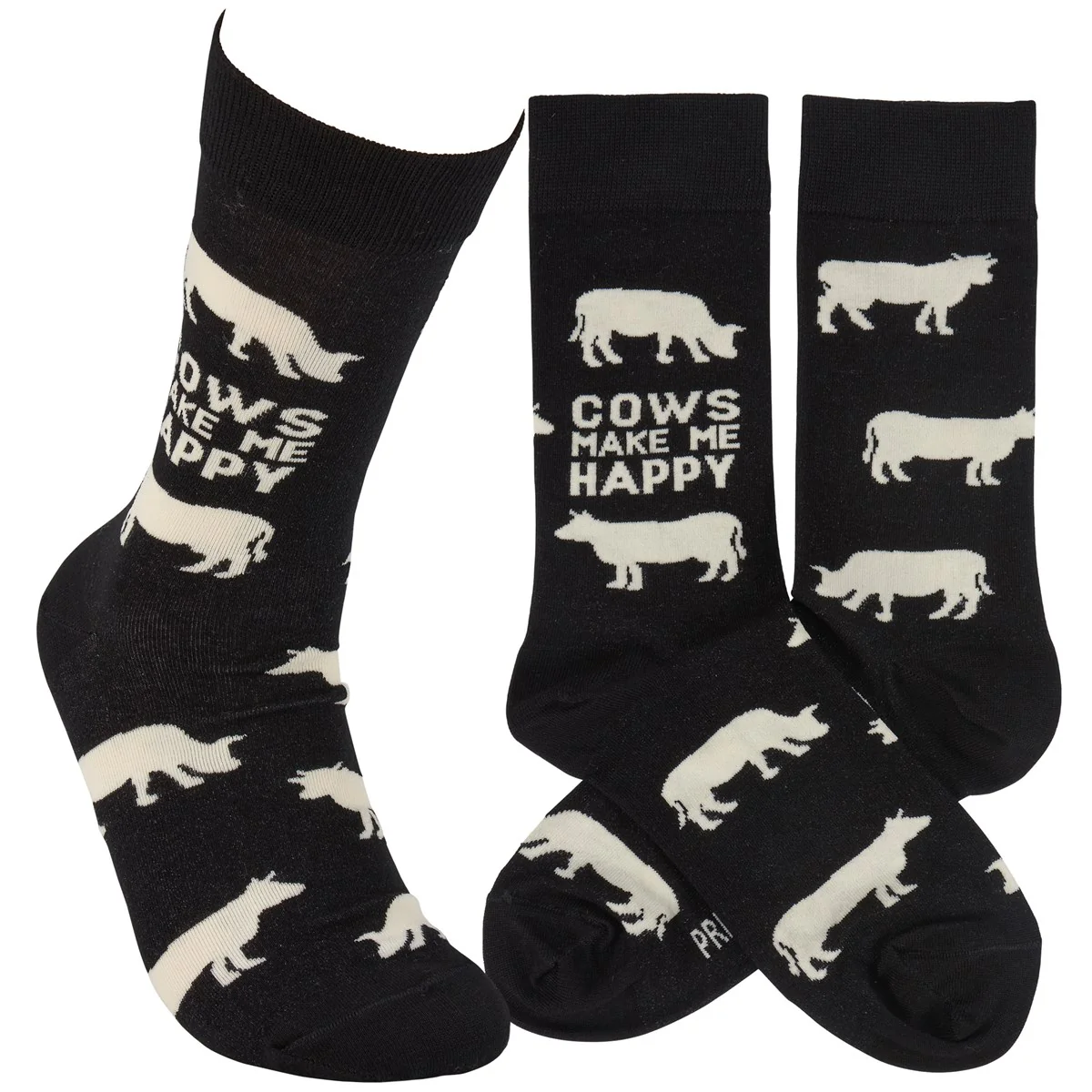 Cows Make Me Happy Fun Novelty Socks - Image 2