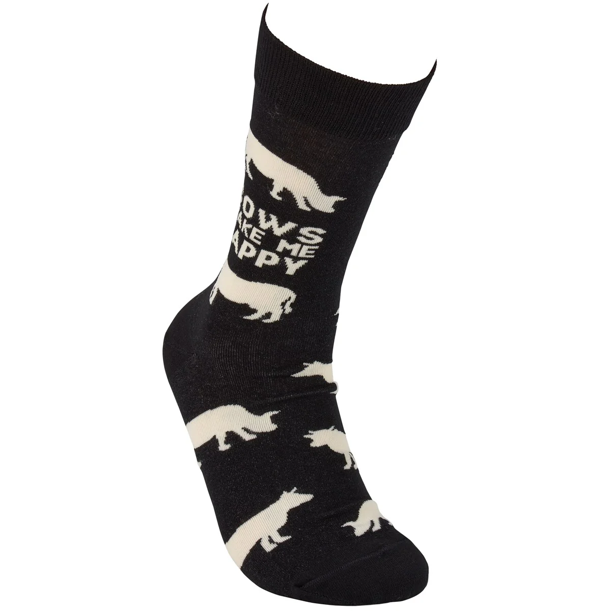 Cows Make Me Happy Fun Novelty Socks - Image 3