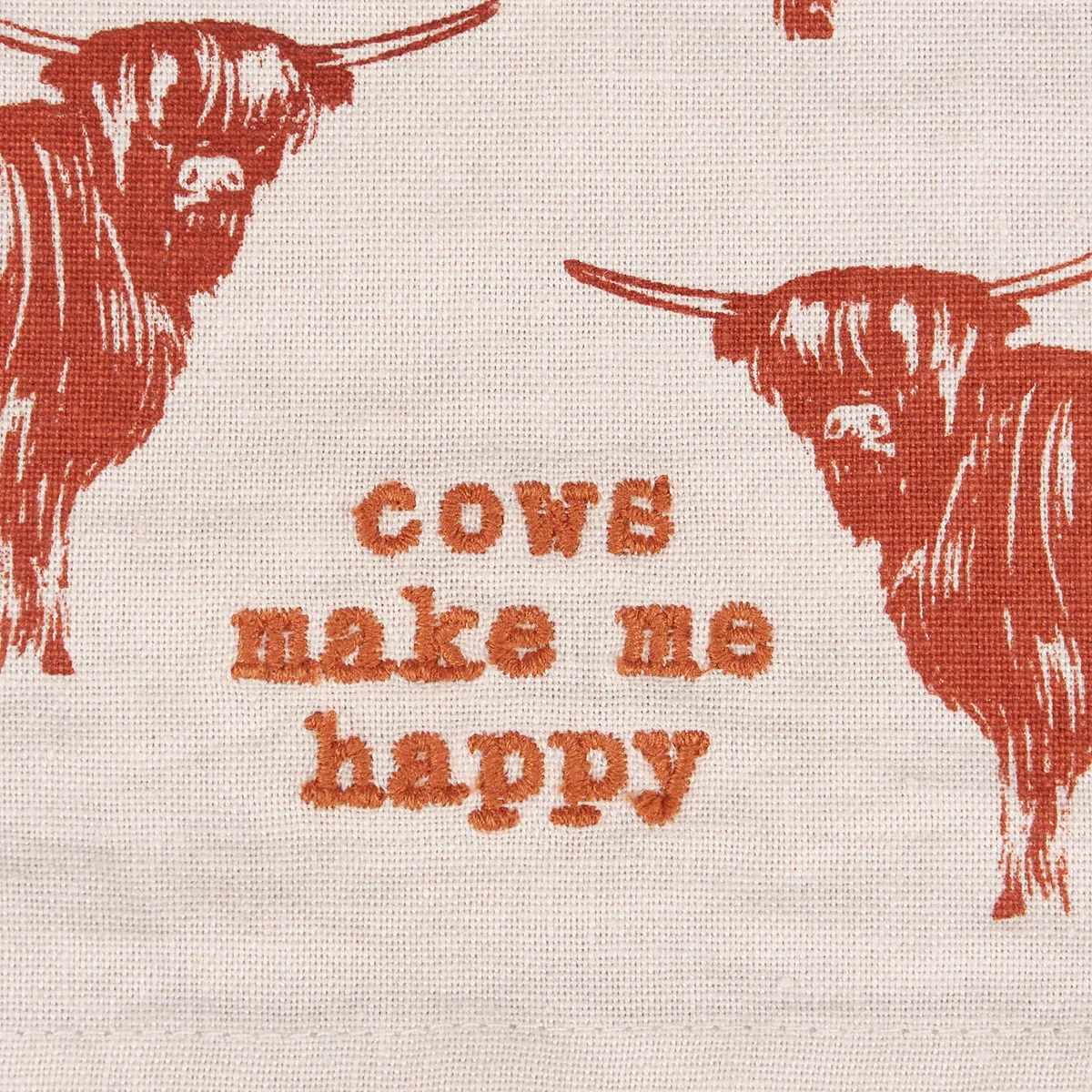 💙 Cows Make Me Happy Kitchen Towel - Image 4