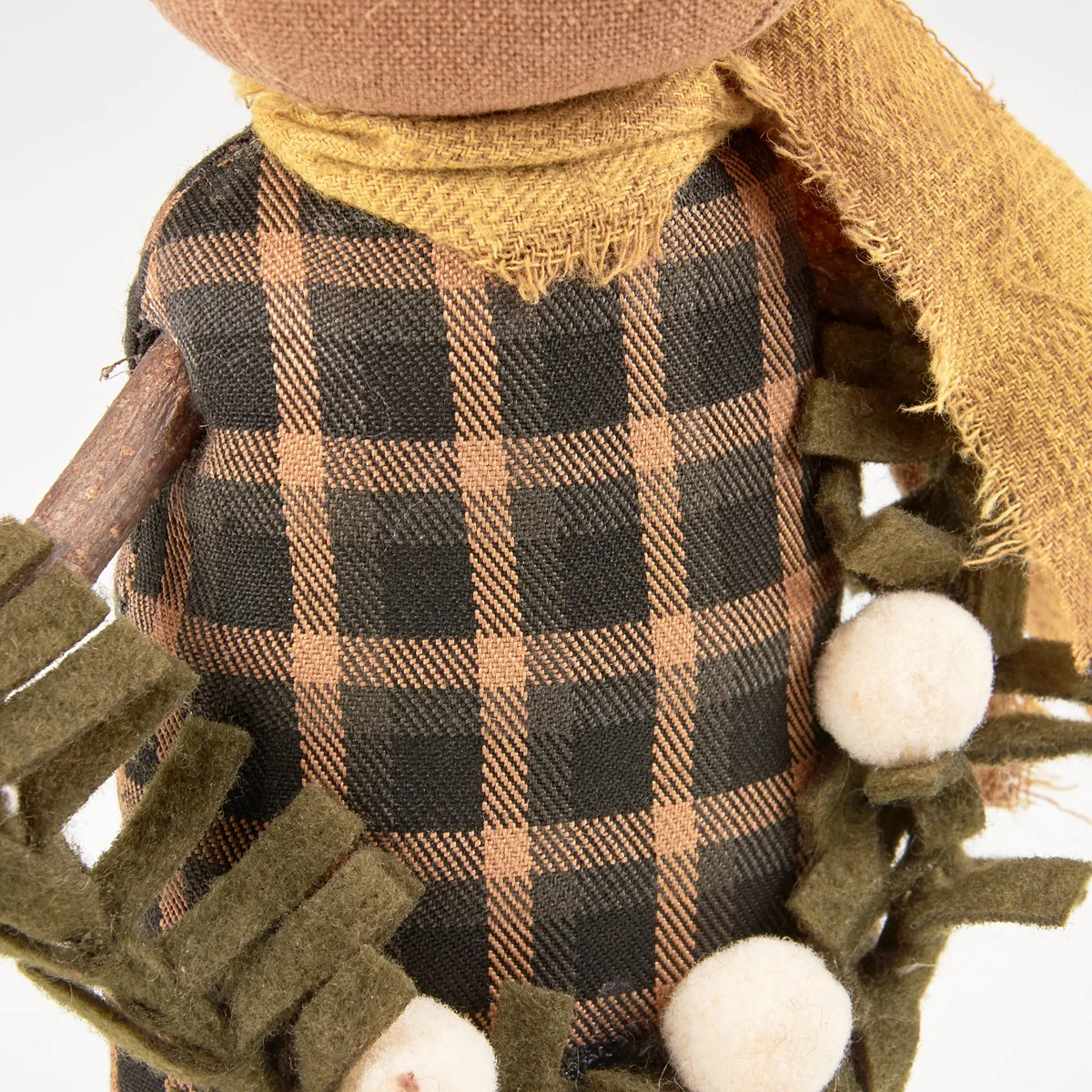 ๐ Cozy Collin Snowman Fabric Figure 10.5" H - Image 3
