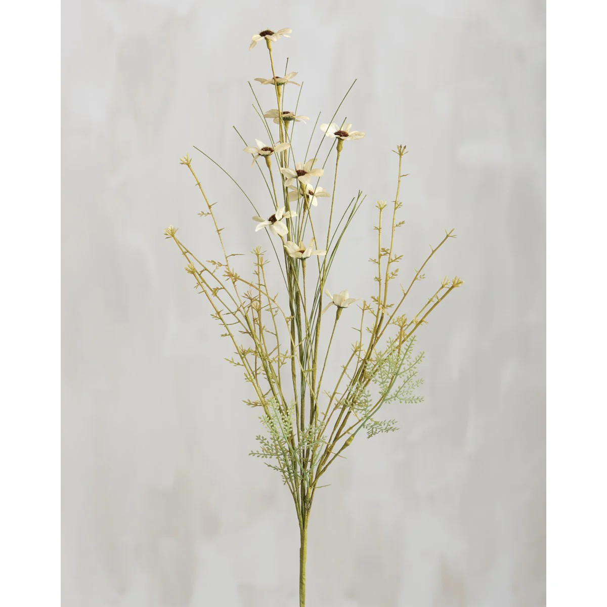 💙 Cream Wildflowers 24" Faux Floral Pick - Image 2
