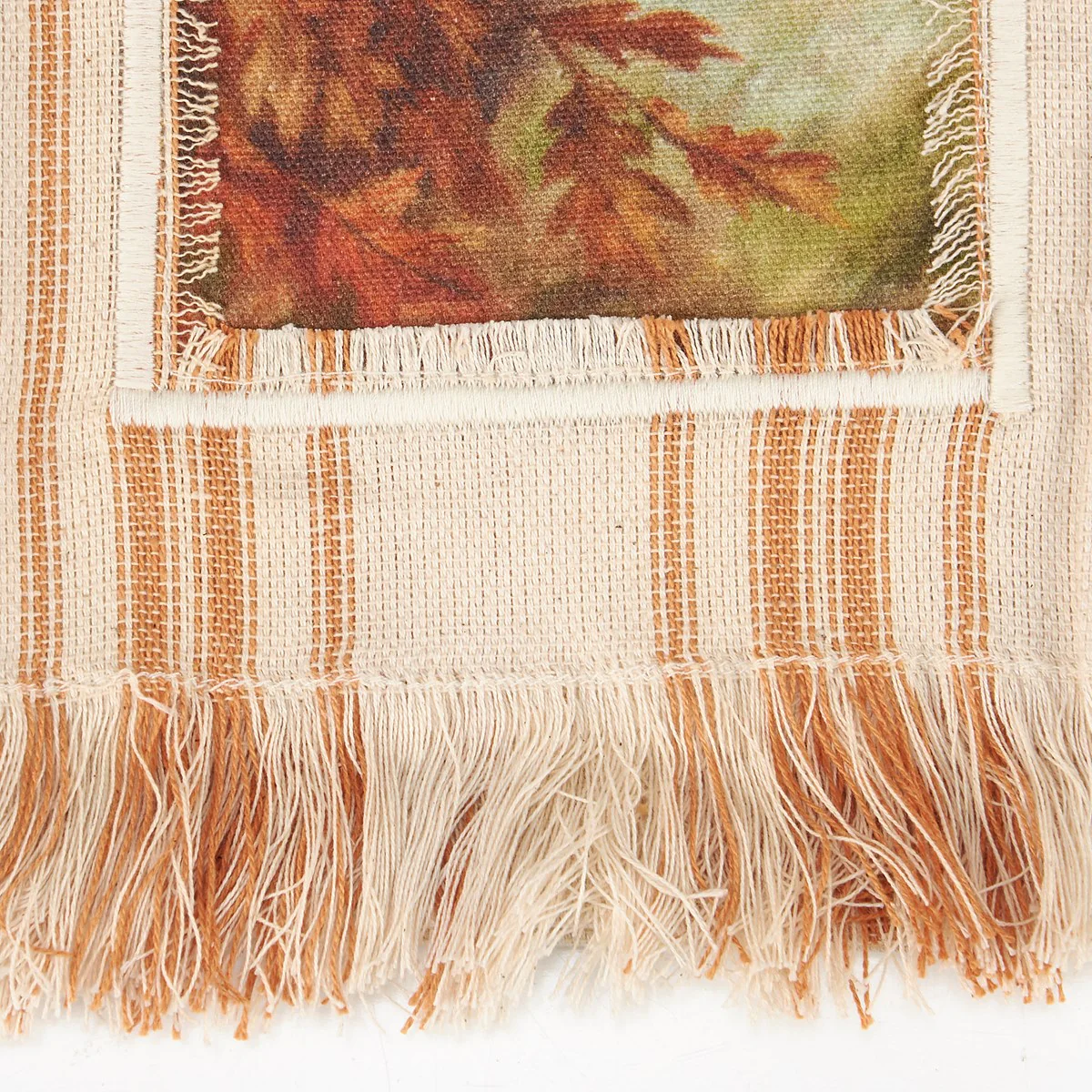 Curious Fox Fall Leaves Kitchen Towel - Image 4