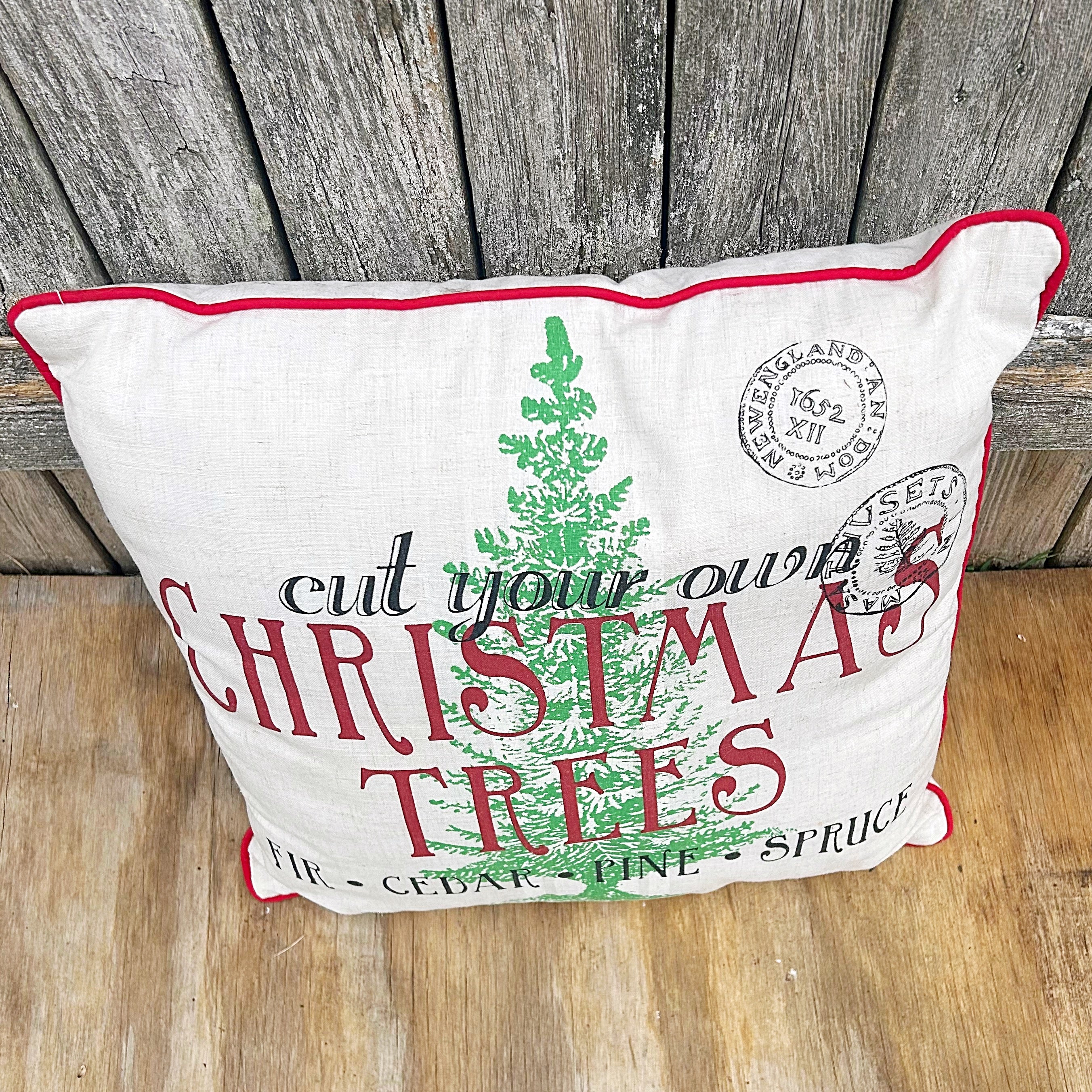 ๐ Cut Your Own Christmas Trees 16" Accent Pillow - Image 5