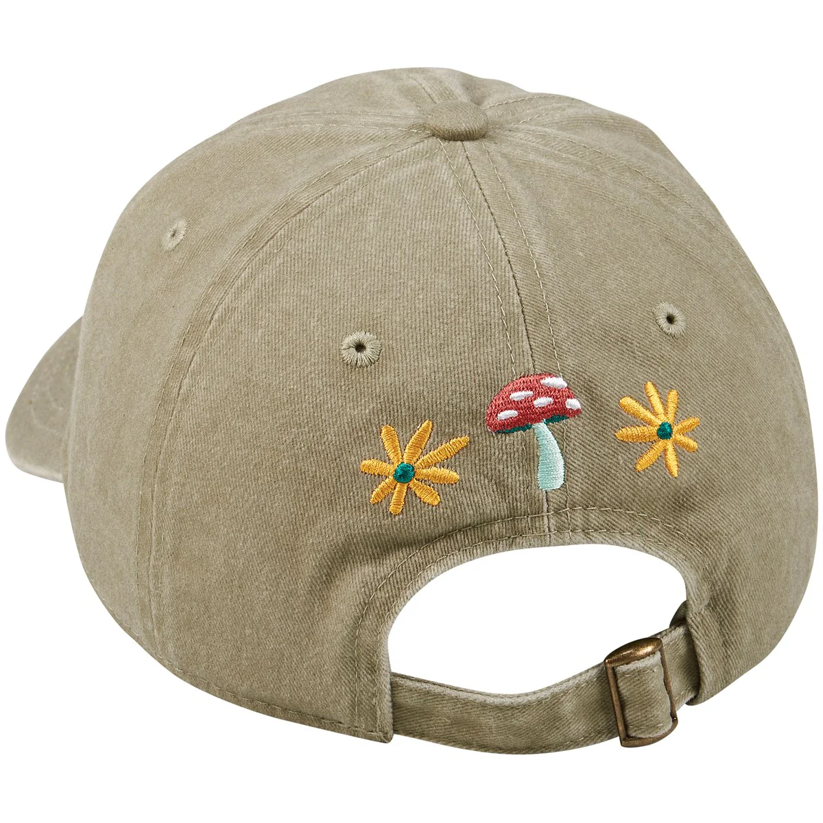 Daisies and Mushrooms Baseball Cap - Image 3