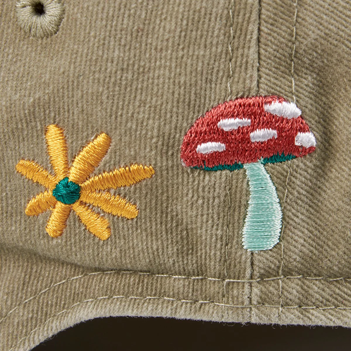 Daisies and Mushrooms Baseball Cap - Image 5