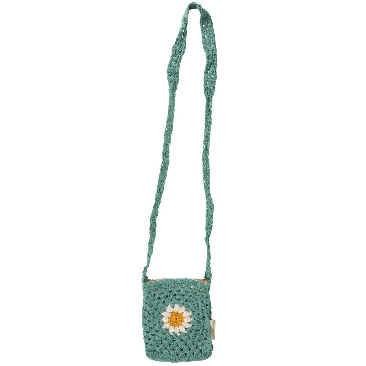Daisy Crochet Crossbody Bag - Image 4