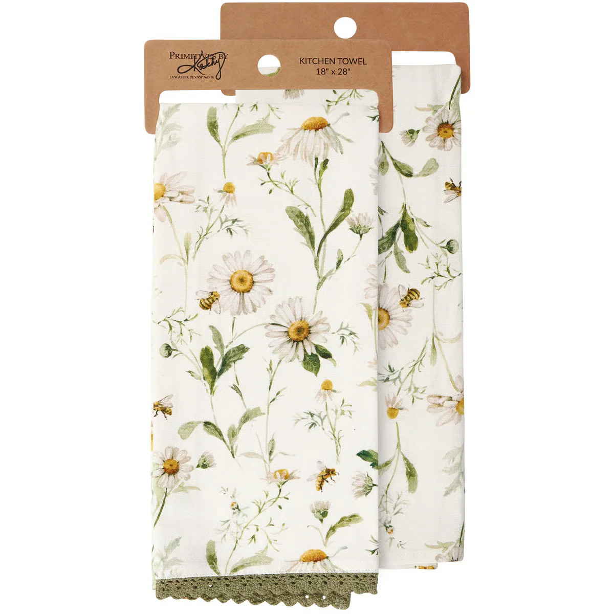 Daisy Lace Kitchen Towel - Image 2