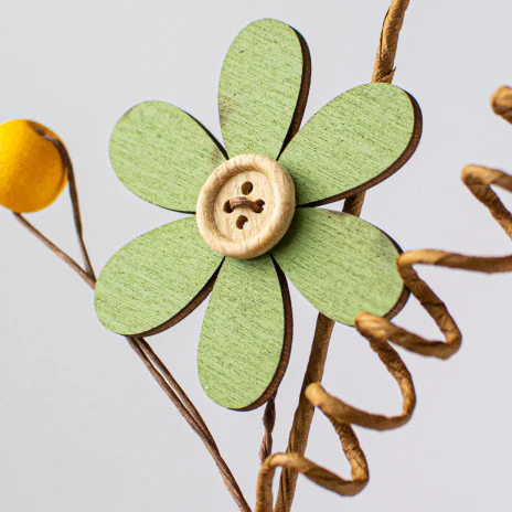 ๐ Daisy Wooden Cutouts 28" Floral Spray - Image 2