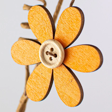 ๐ Daisy Wooden Cutouts 28" Floral Spray - Image 3