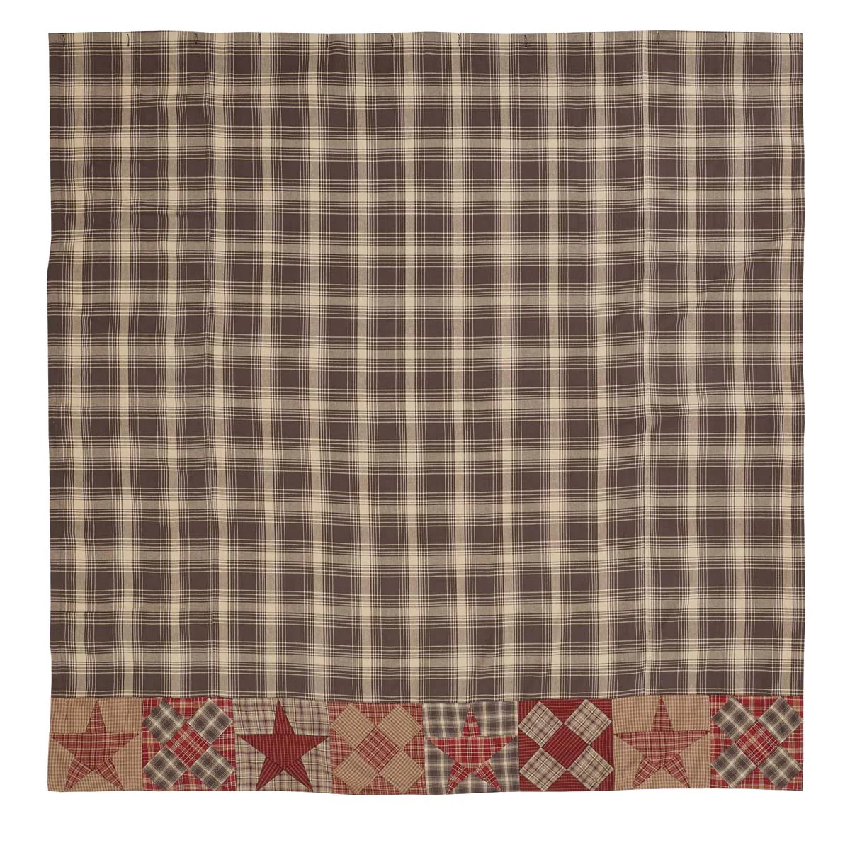 Dawson Star Patchwork Shower Curtain 72" x 72" - Image 6