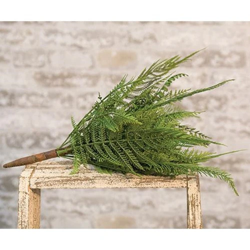 Deer Fern 16" Faux Foliage Bush - Image 2