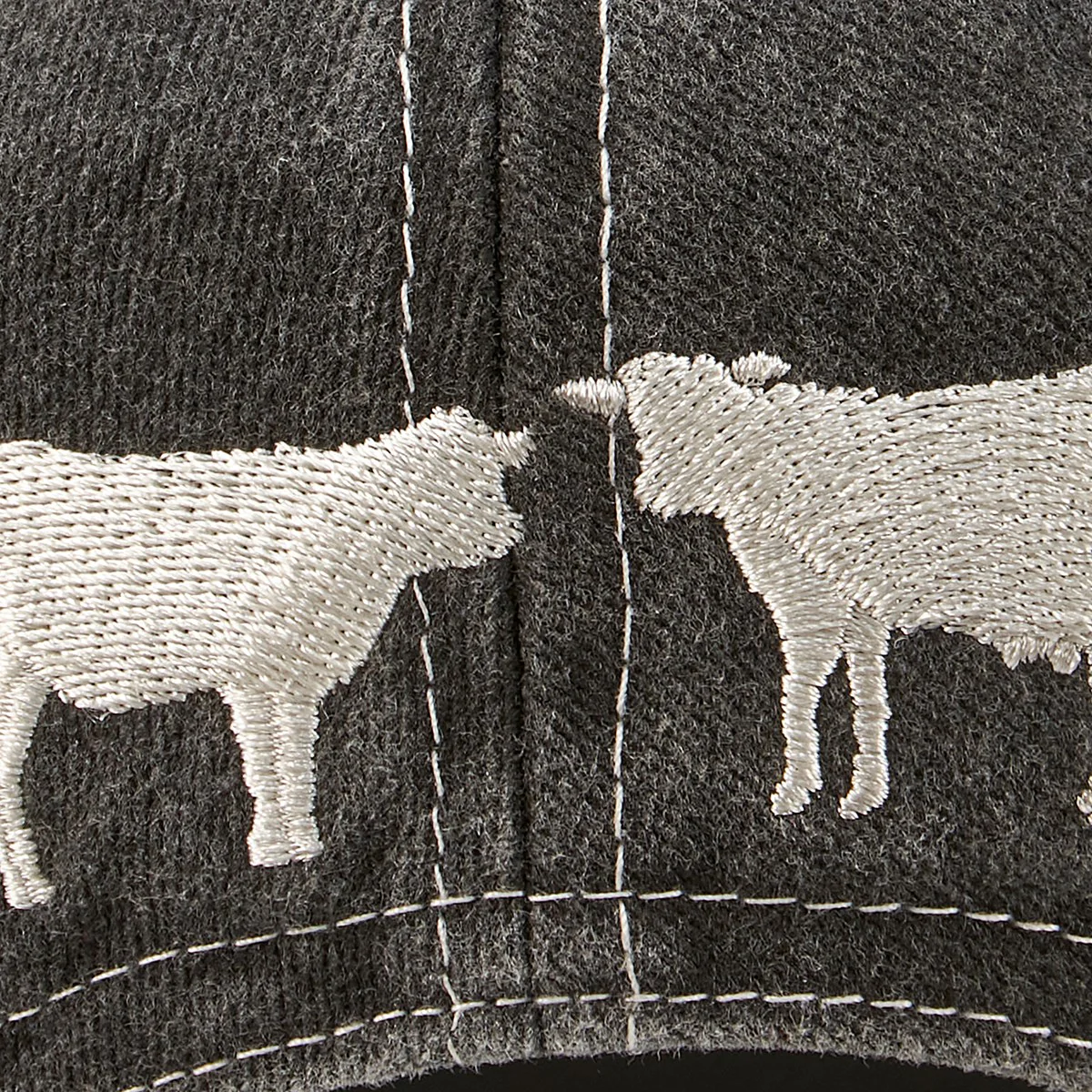 Distracted By Cows Distressed Baseball Cap - Image 4
