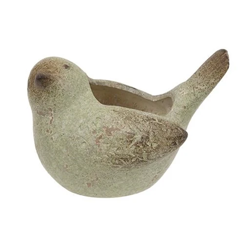 💙 Distressed Bird Resin Small Planter