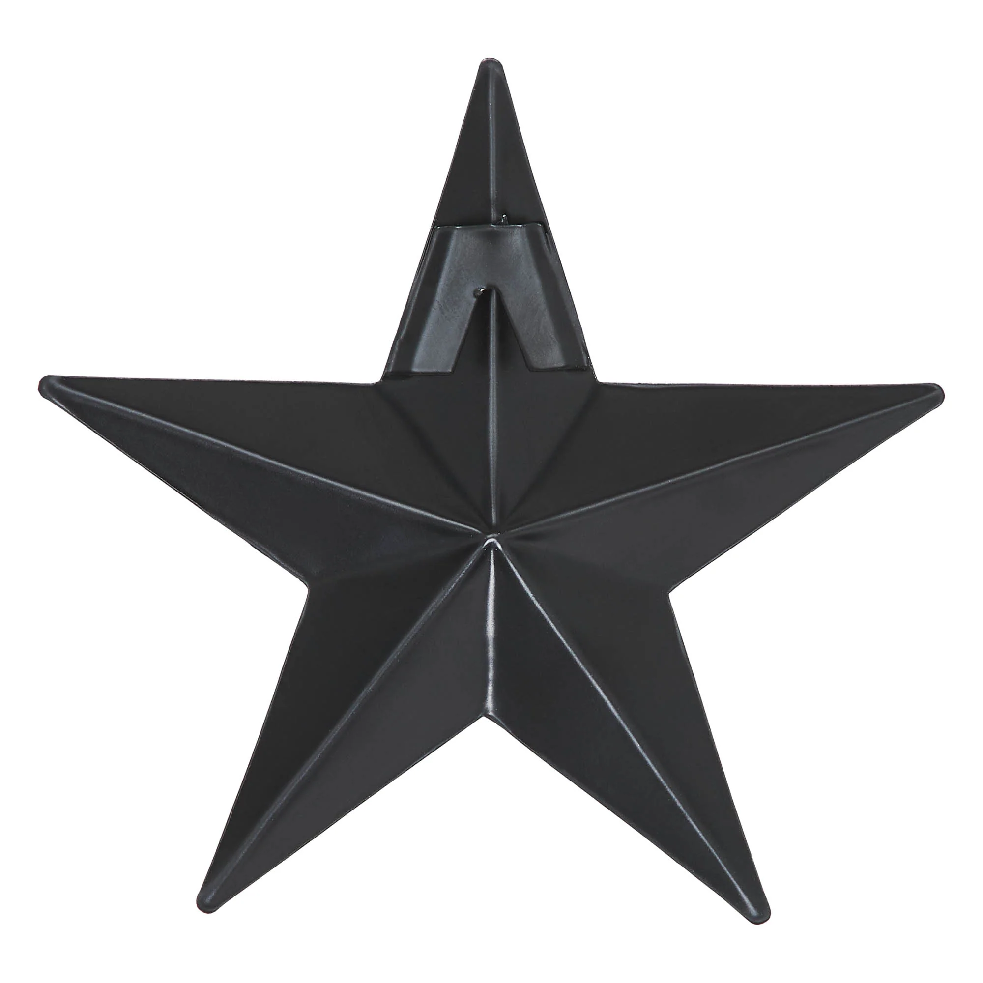 Distressed Black Metal Star 4" - Image 3