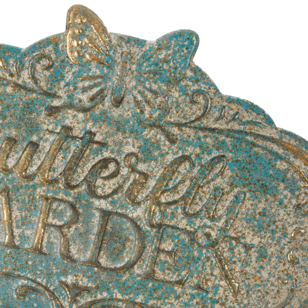 ๐ Distressed Butterfly Garden Metal Stake - Image 5