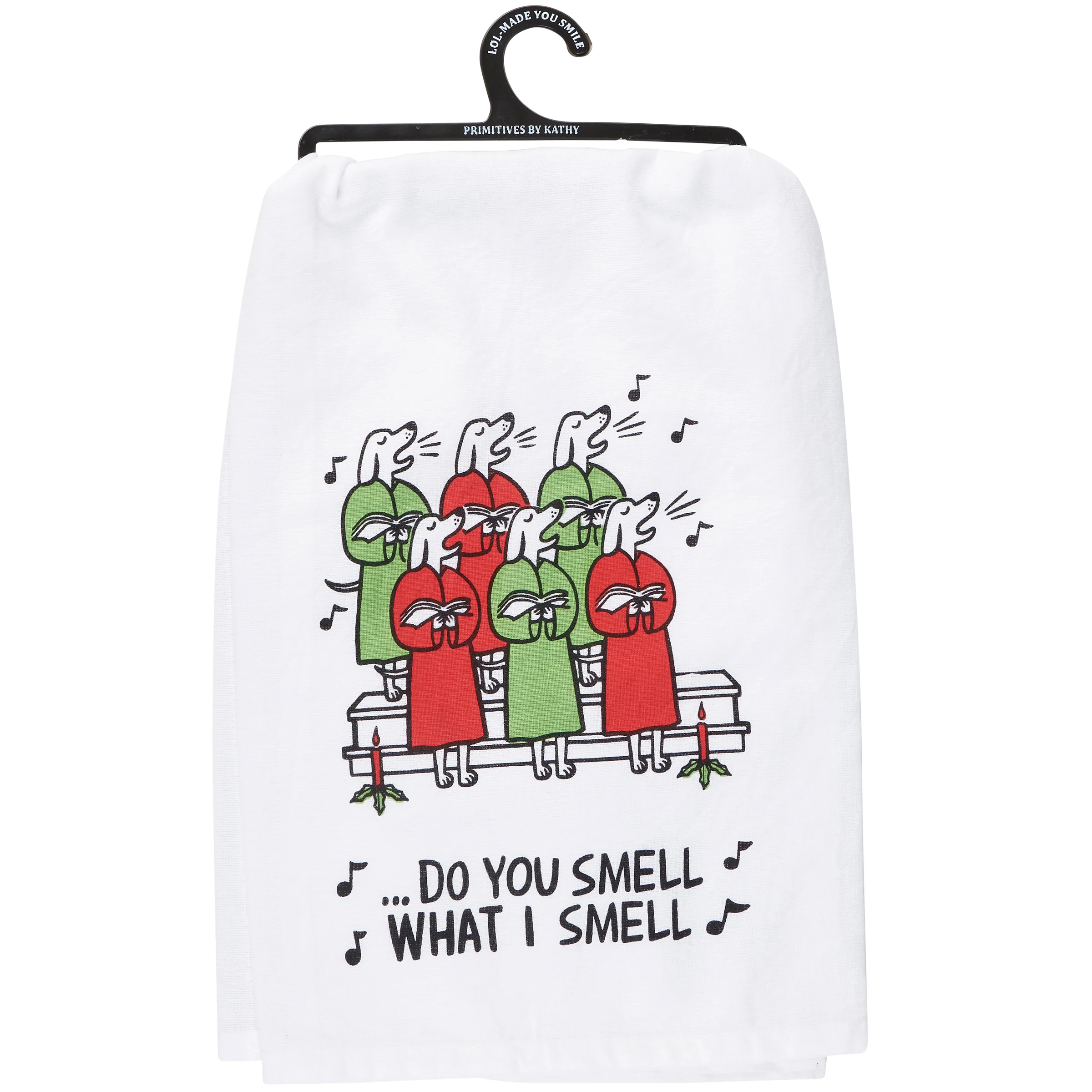 ๐ Do You Smell What I Smell Dog Christmas Choir Kitchen Towel