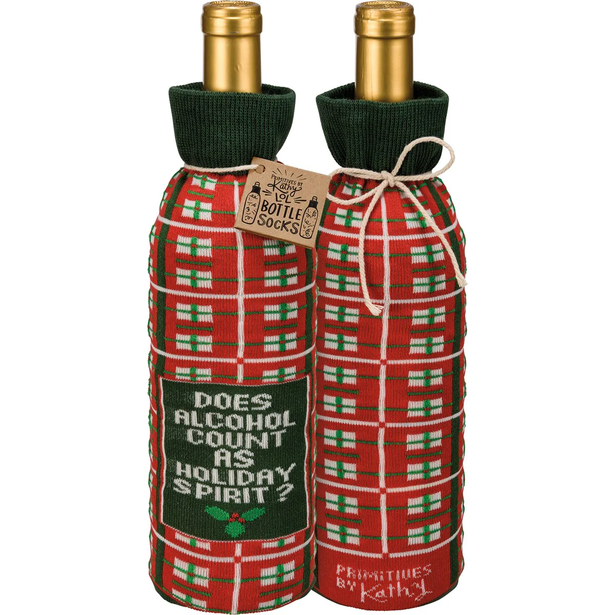 Does Alcohol Count As Holiday Spirit Bottle Sock - Image 6