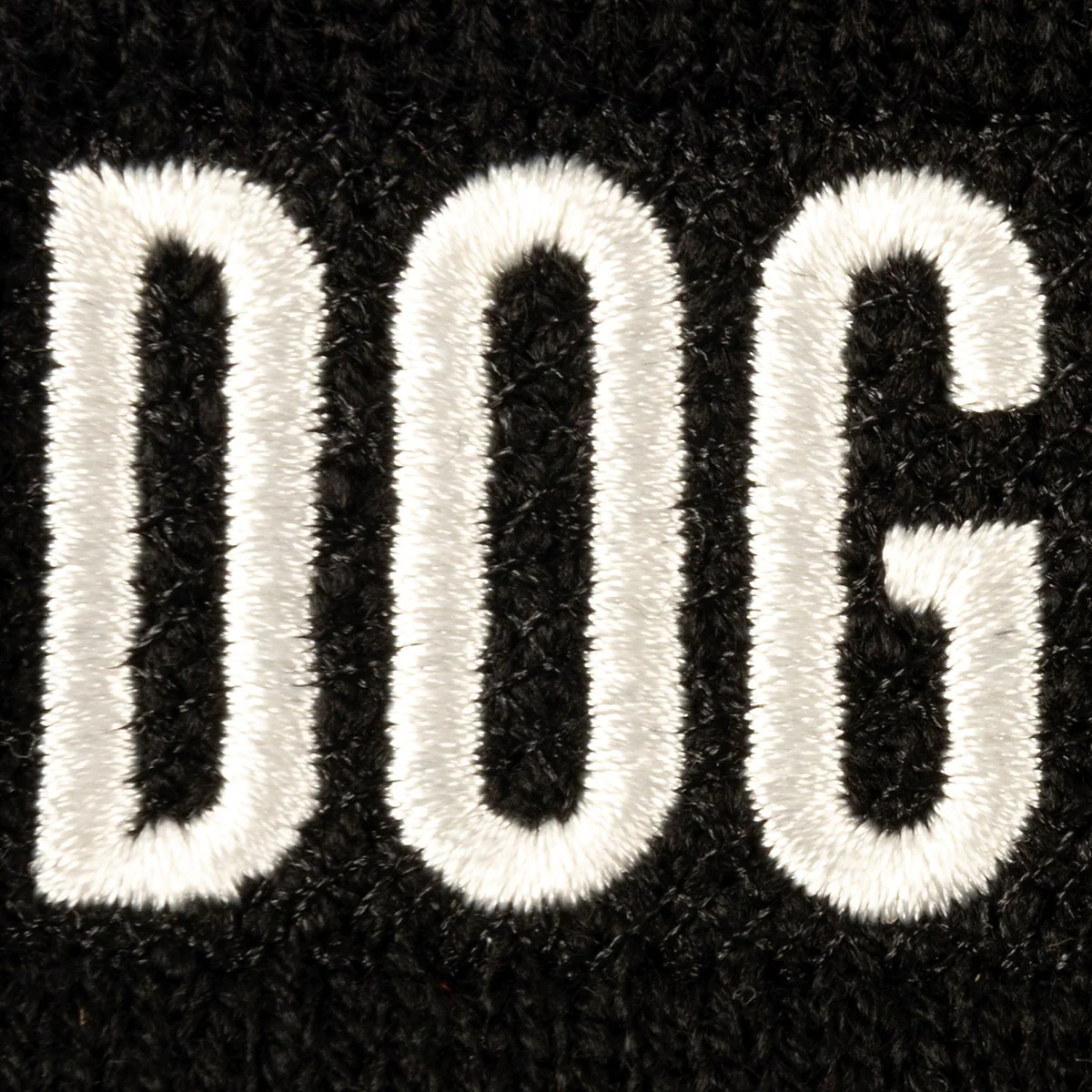 ๐ Dog Lover Embroidered Black Beanie Hat - Image 4