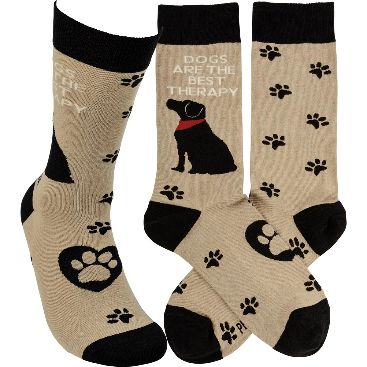Dogs Are The Best Therapy Unisex Fun Socks