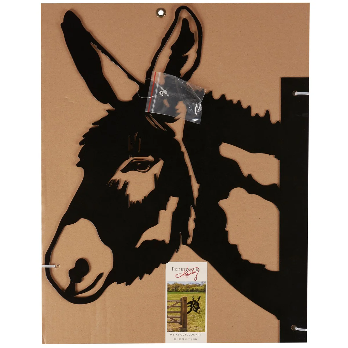 Donkey Metal Silhouette Outdoor Art - Image 3