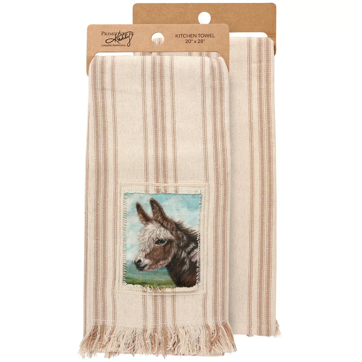 Donkey Striped Kitchen Towel