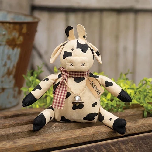Donovan Cow with Bell Fabric Doll