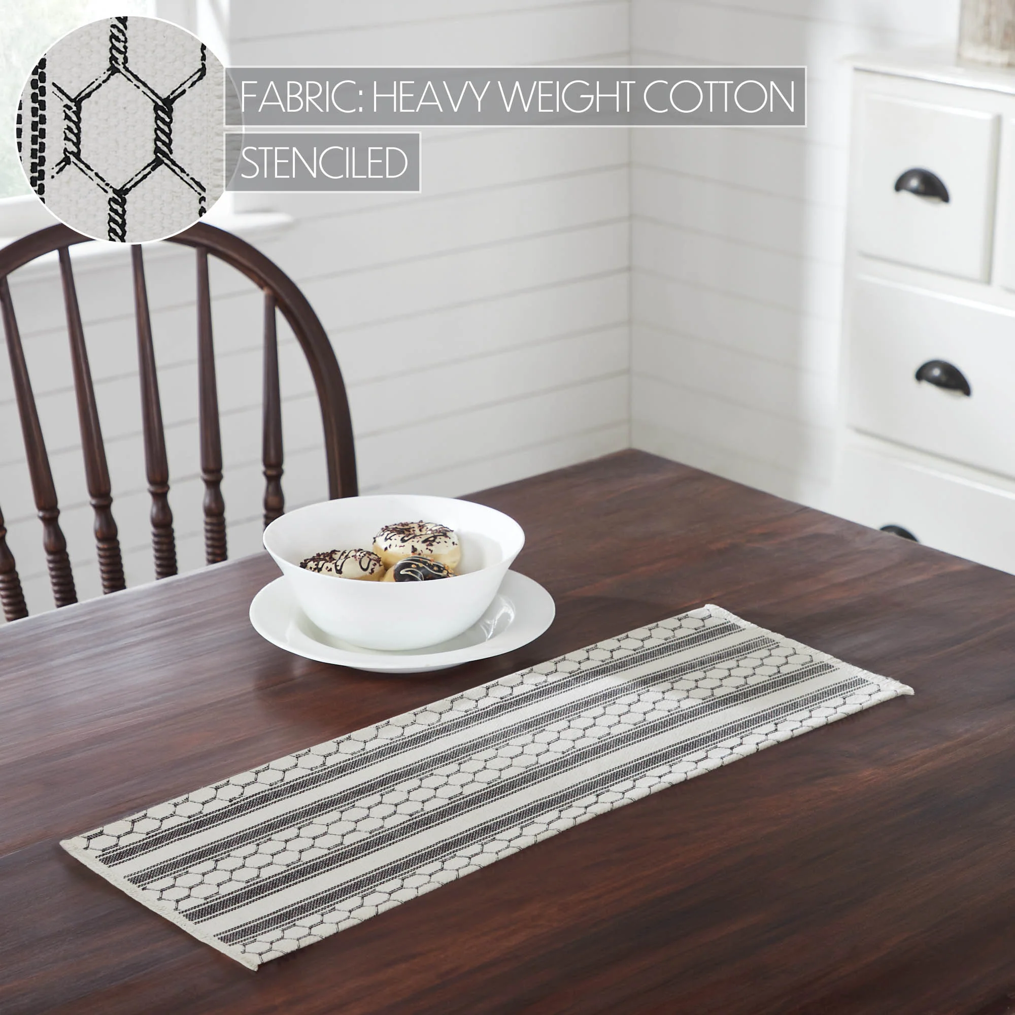 Down Home 36" Farmhouse Table Runner - Image 4