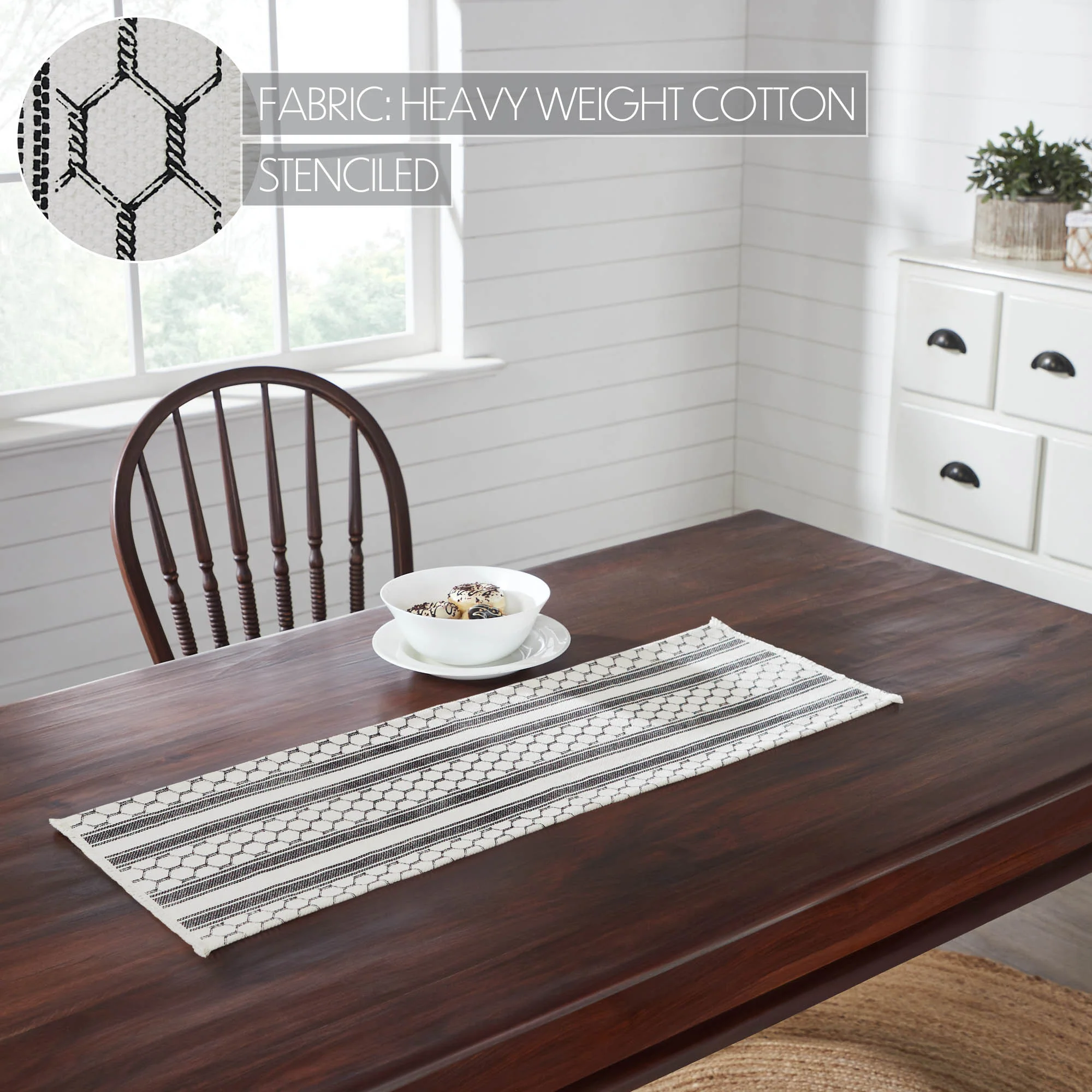 Down Home 48" Farmhouse Table Runner - Image 3