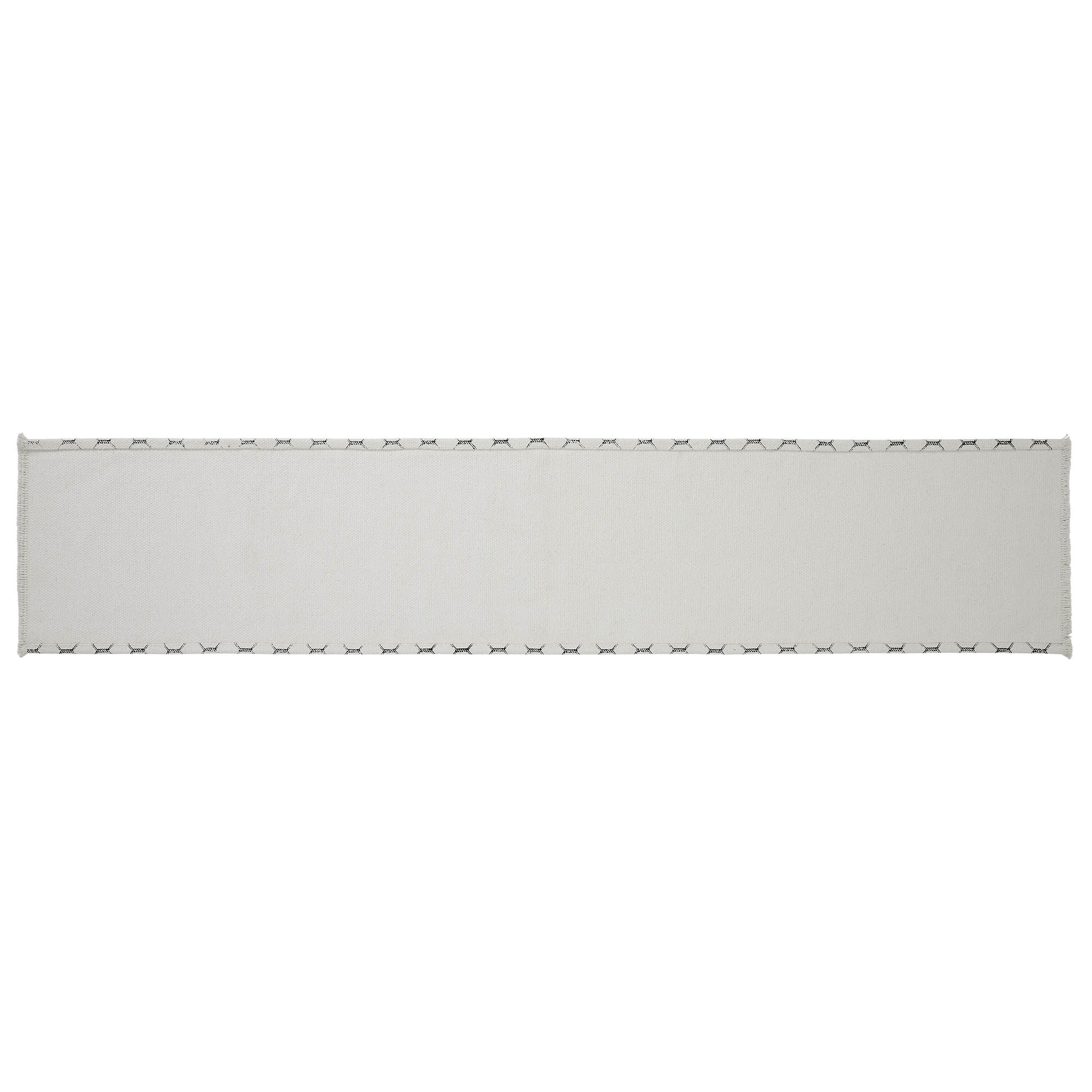 Down Home Chicken Wire and Stripes Patterned 60" Table Runner - Image 5