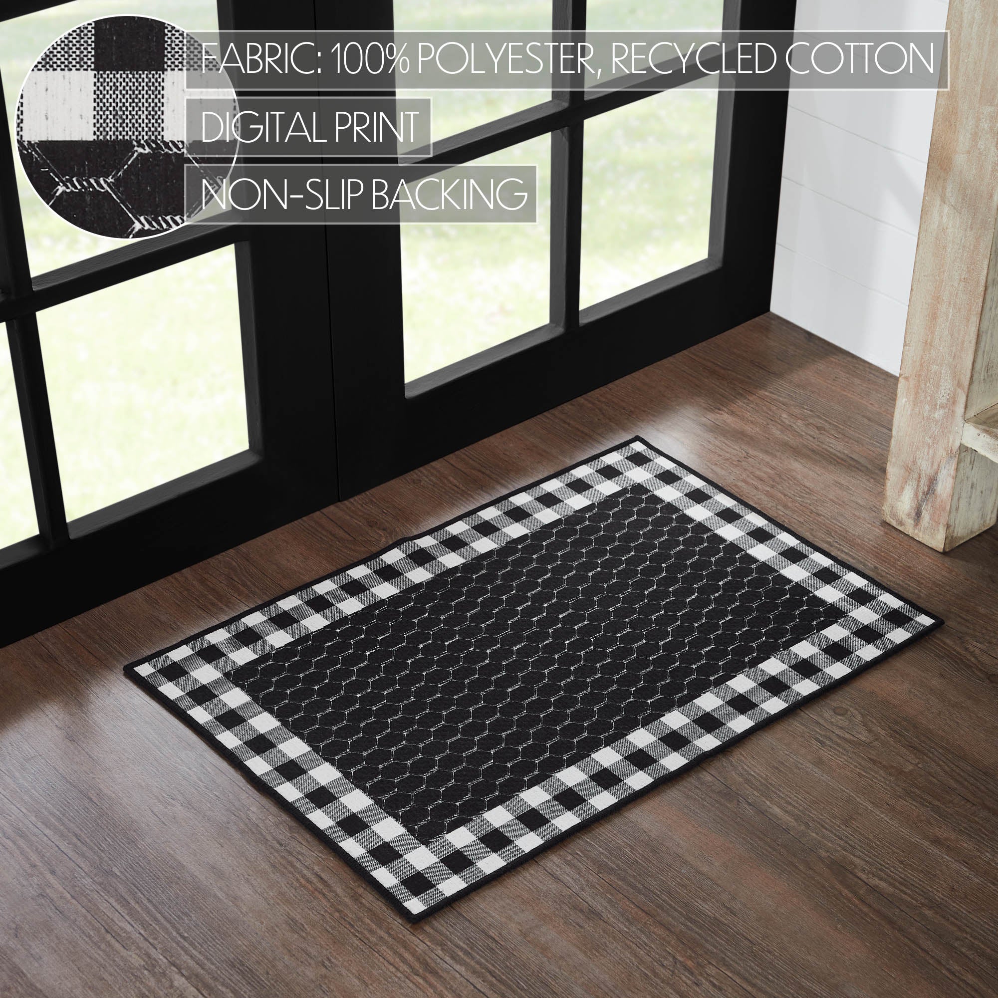 Down Home Indoor/Outdoor Rectangle Rug 20" x 30" - Image 3