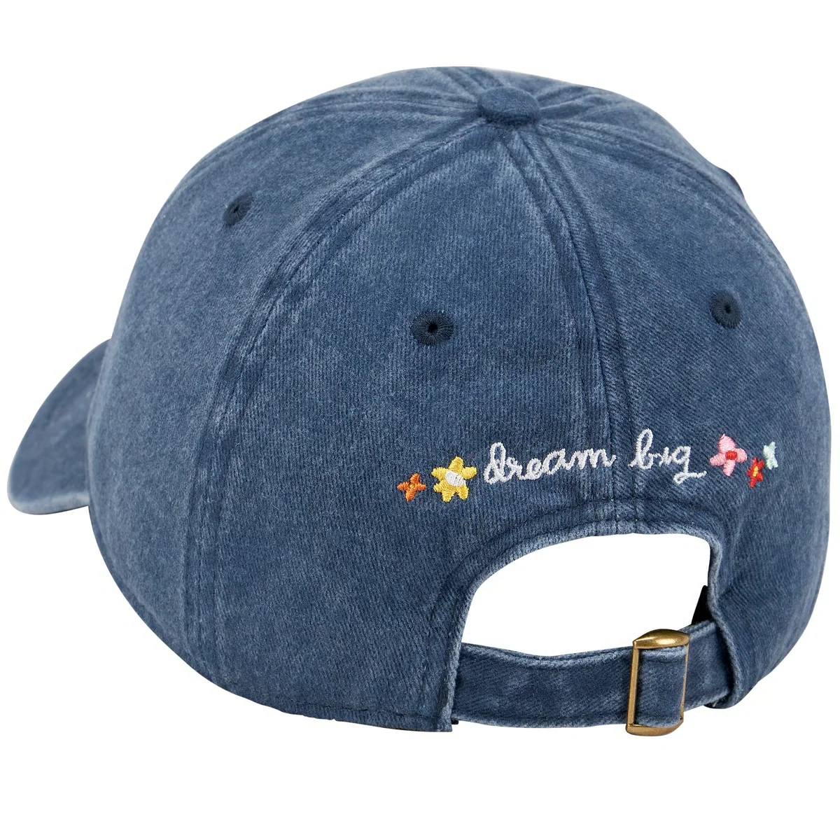 Dream Big Embroidered Floral Baseball Cap - Image 2