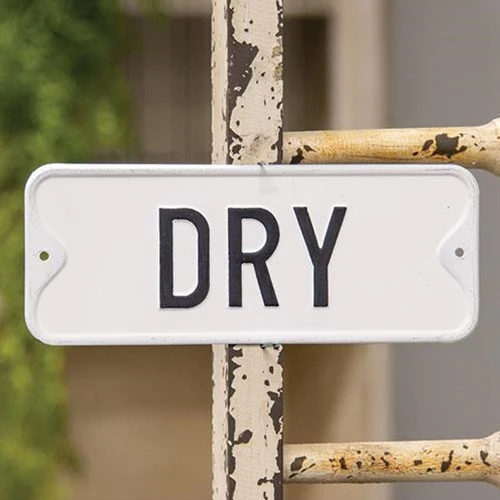 DRY Farmhouse 9" Laundry Metal Sign