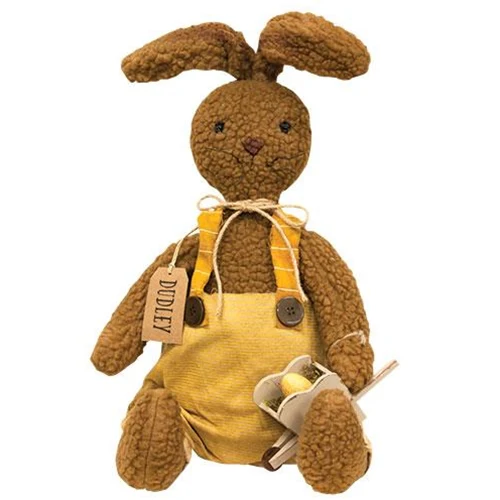 Dudley the Bunny Fabric Figure