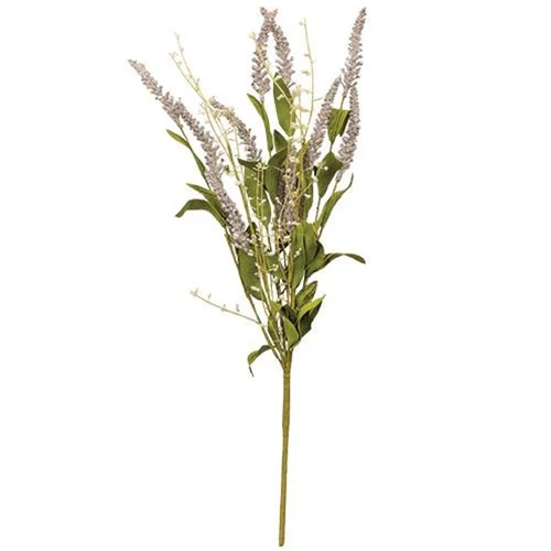 Dusty Violet Wildflower 26" Faux Floral Spray - Image 2