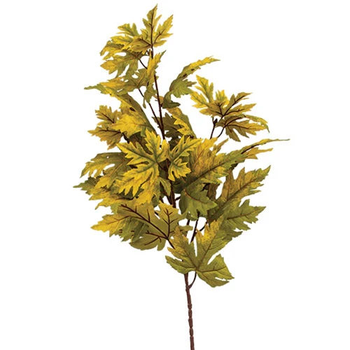 Early Fall Turning Maple Leaf 36.5" Faux Foliage Spray - Image 3