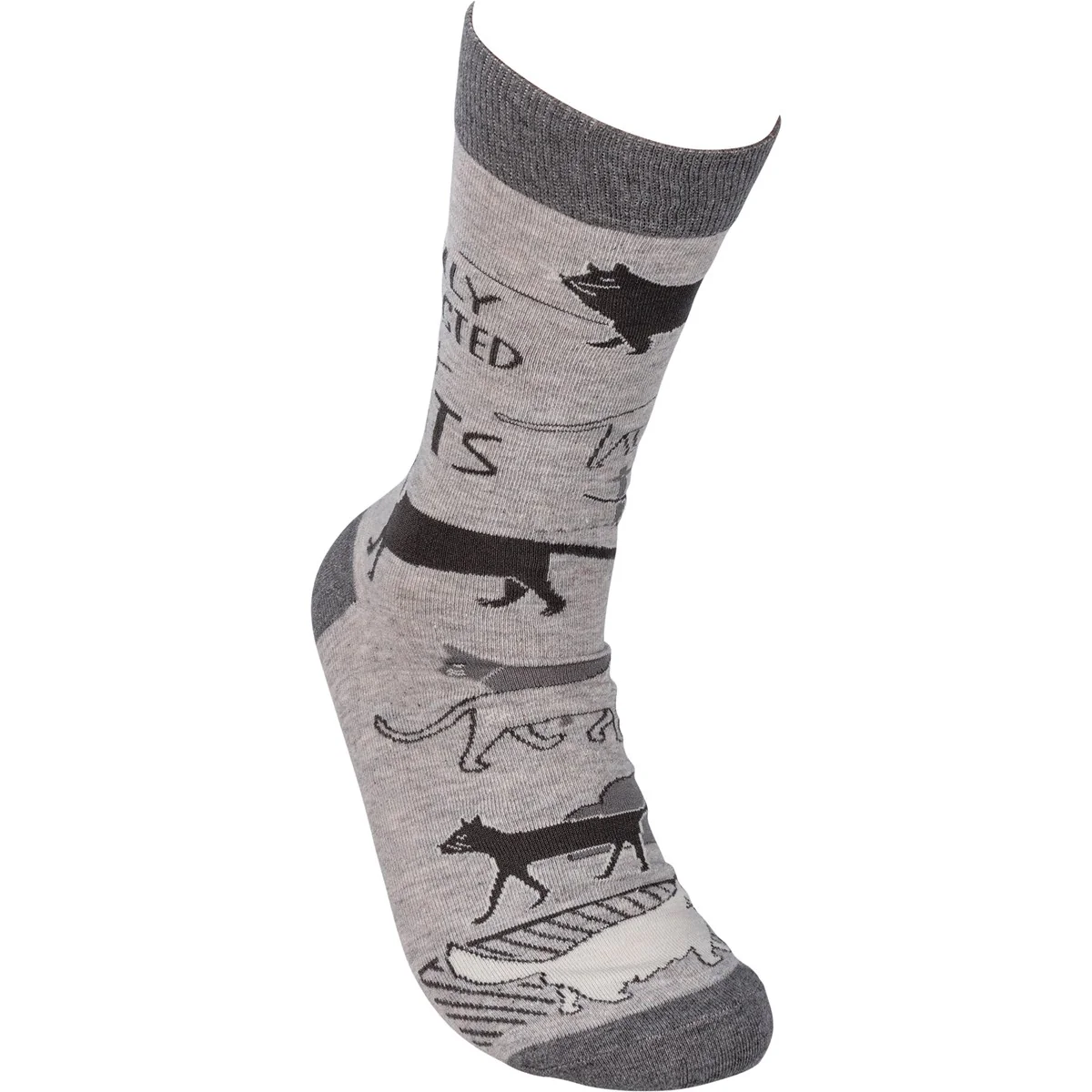 Easily Distracted By Cats Unisex Fun Socks - Image 3