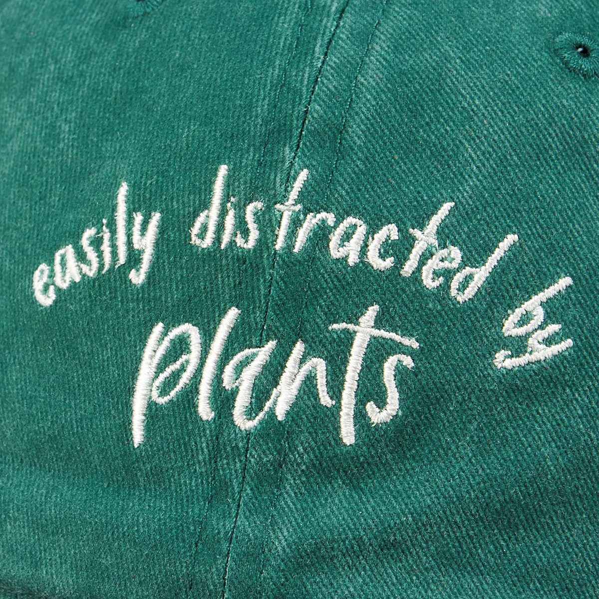 💙 Easily Distracted By Plants Baseball Cap - Image 4