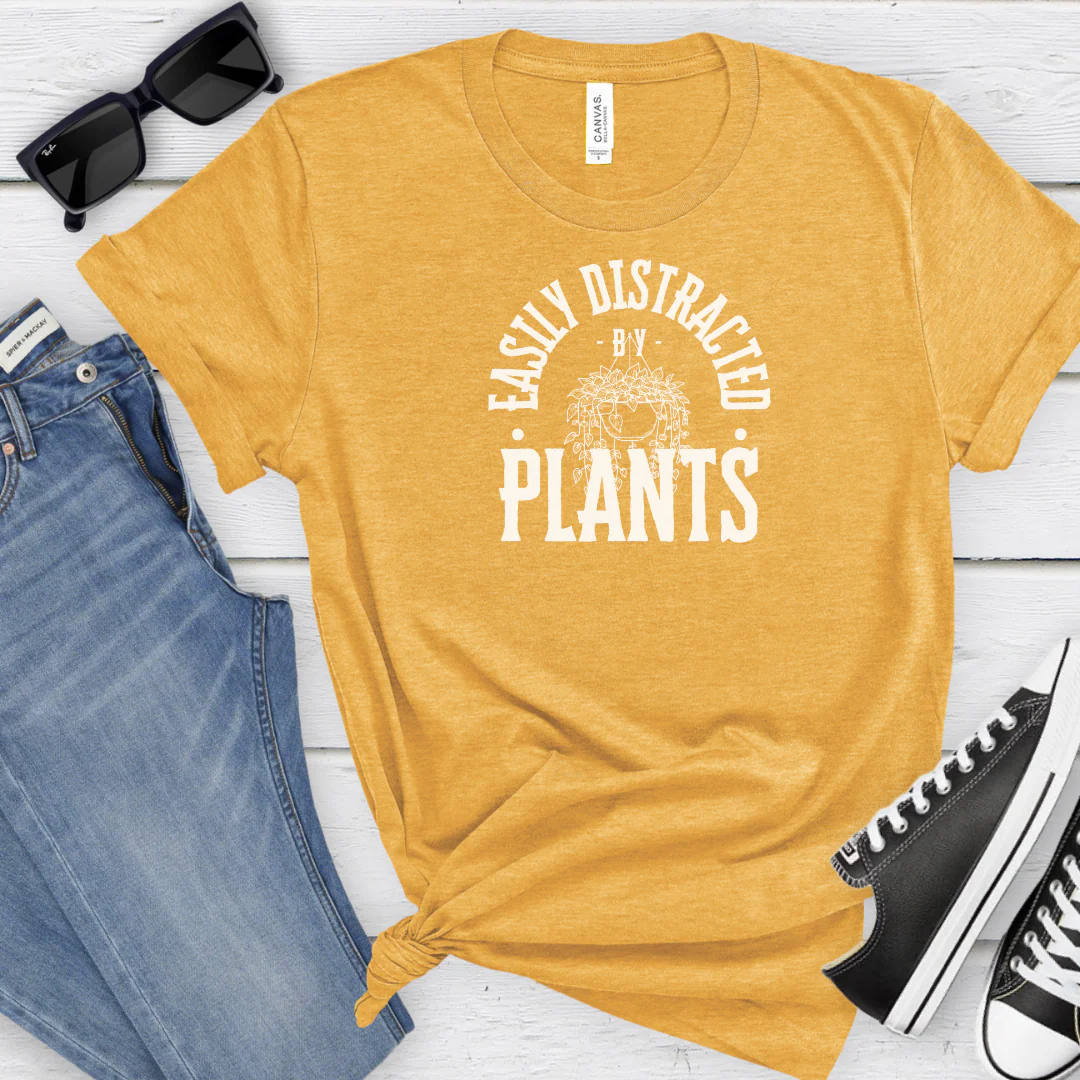 Easily Distracted by Plants Cozy T-Shirt - Image 15