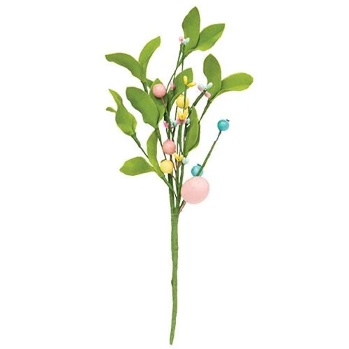 ๐ Easter Eggs & Herb Leaves 12" Faux Pick - Image 2