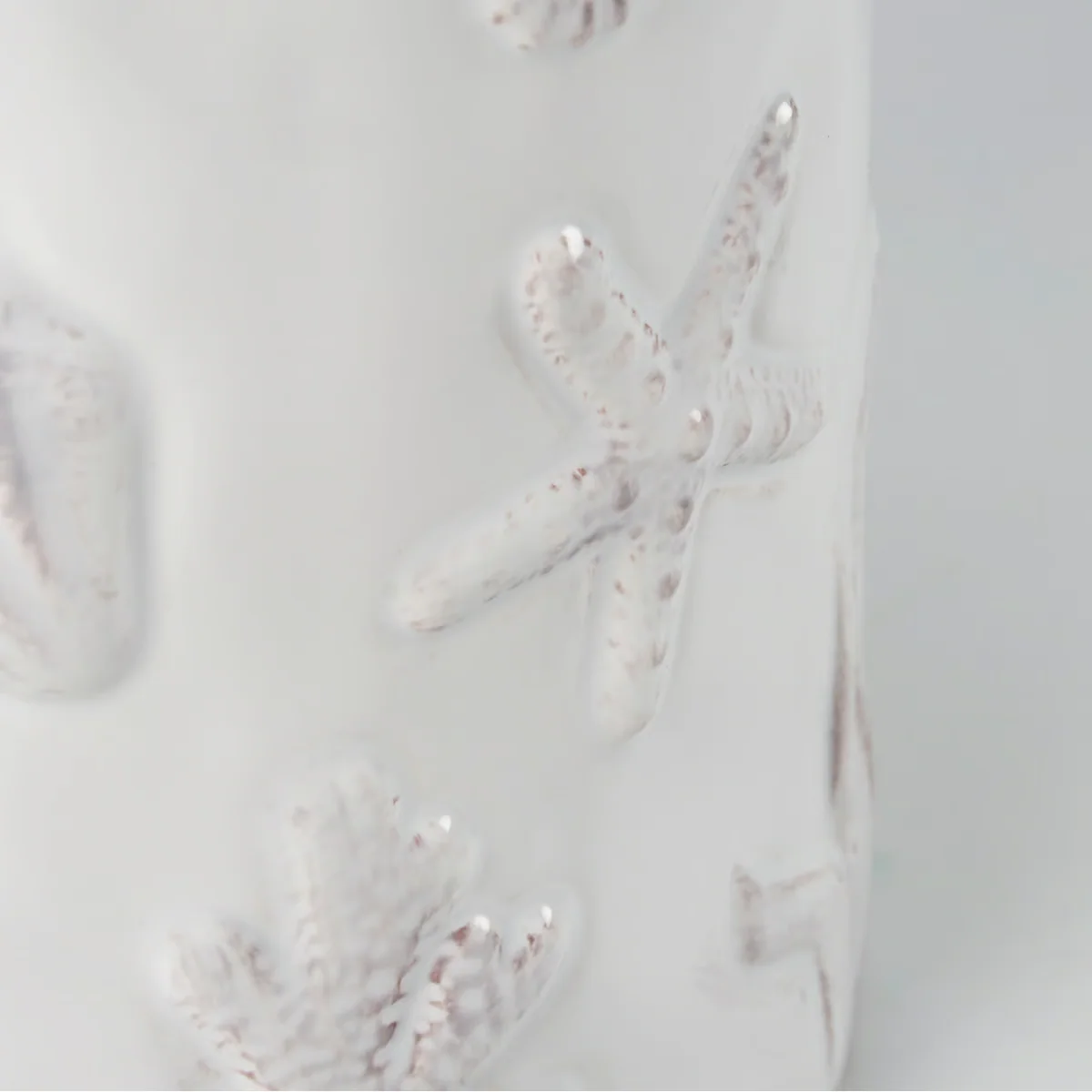 Embossed Beach Ceramic Pitcher - Image 4
