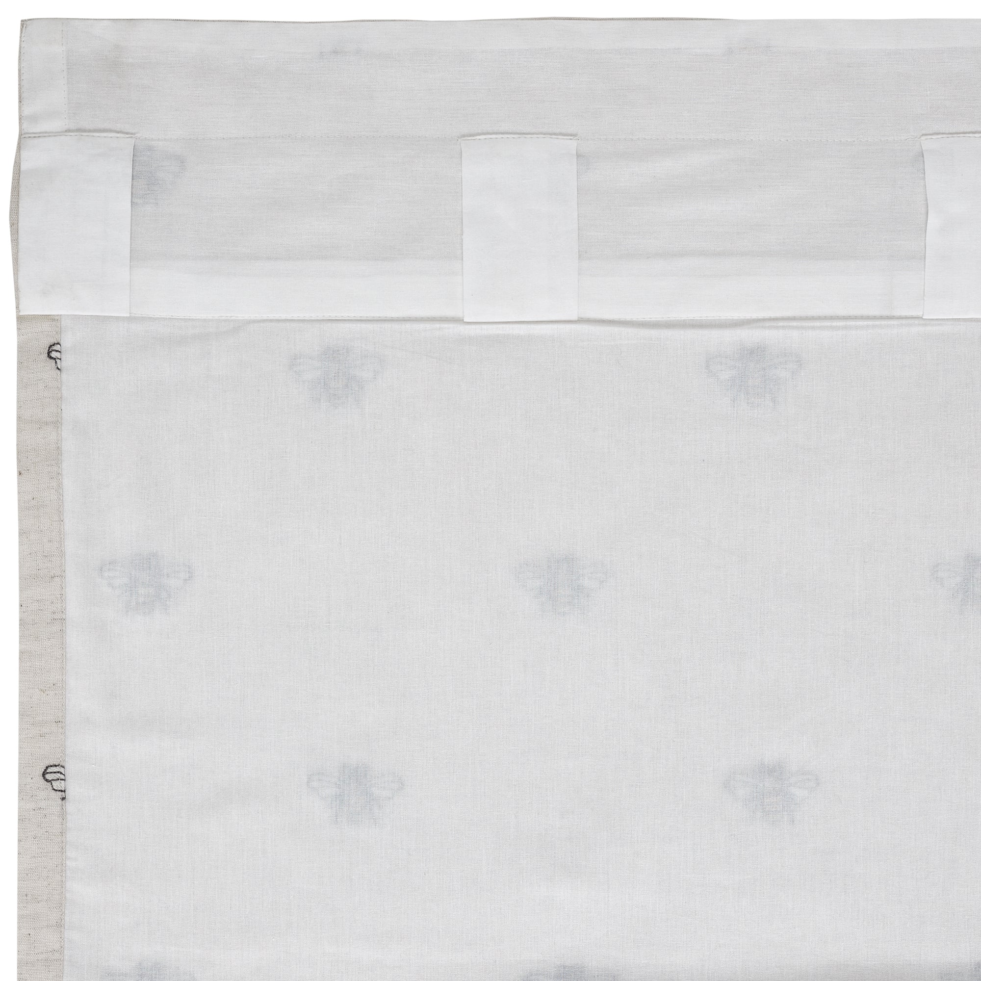 Embroidered Bee Tier Bistro Curtains Set of 2 24" x 36" - Image 9