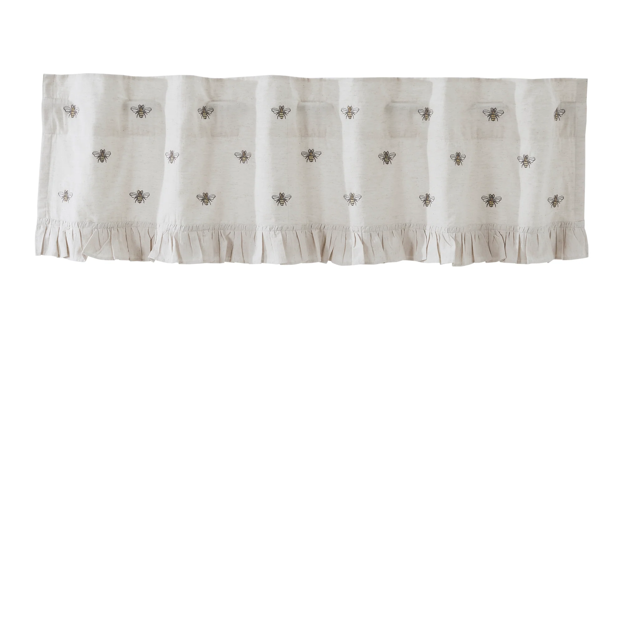 Embroidered Bee Valance 16" x 60" - Image 4