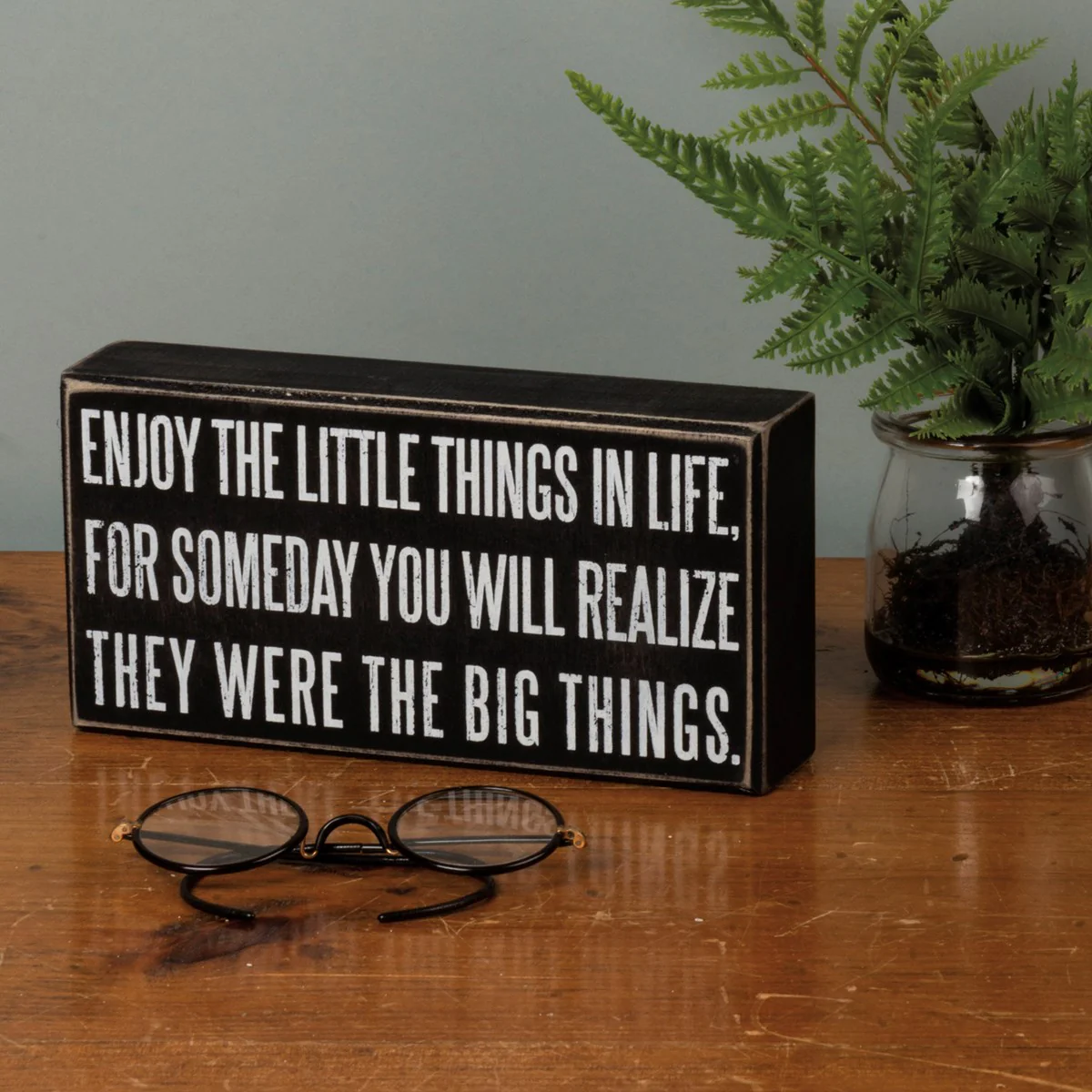 Enjoy The Little Things Small Sign - Image 2