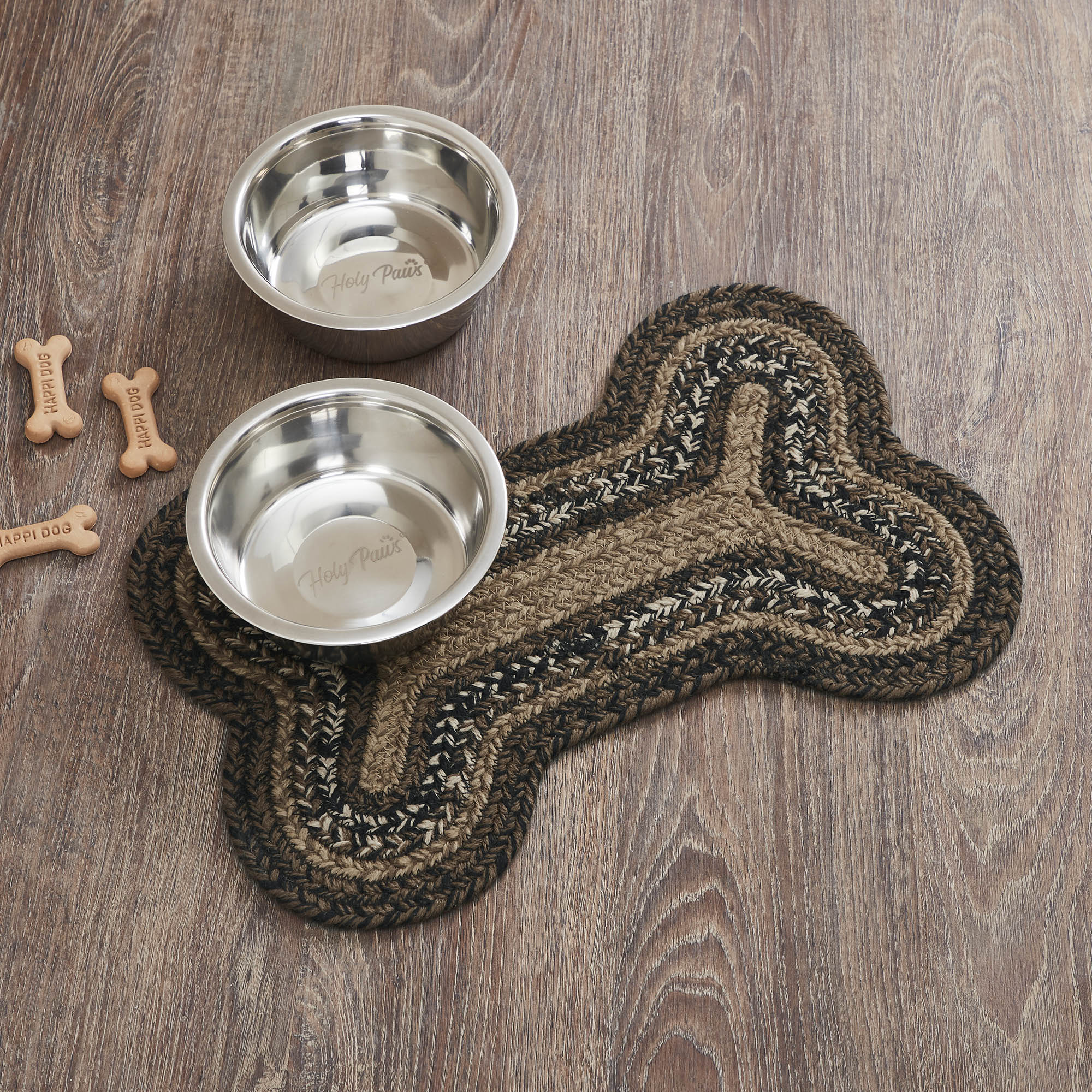 Espresso Indoor/Outdoor Small Bone Rug