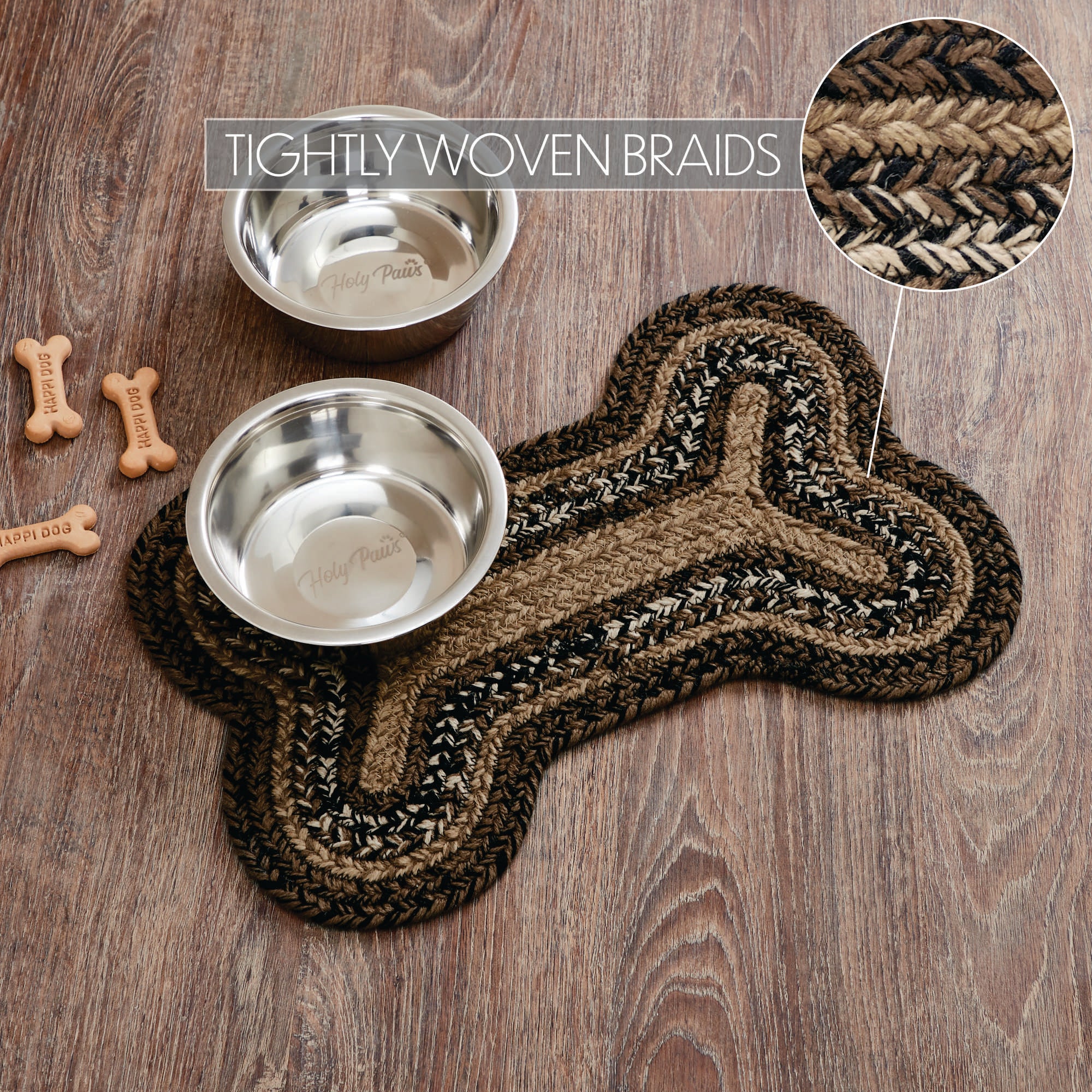 Espresso Indoor/Outdoor Small Bone Rug - Image 5